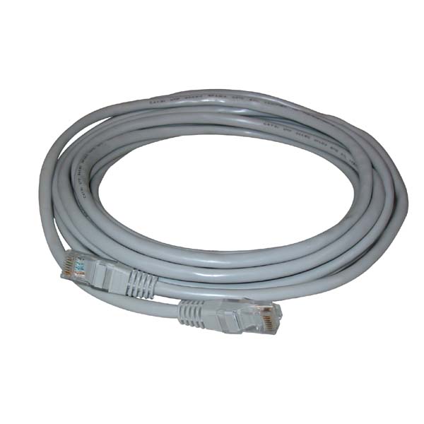 Sieťový LAN kabel FTP patchcord, Cat.5e, RJ45 samec - RJ45 samec, 3 m, tienený, šedý, čistá meď,