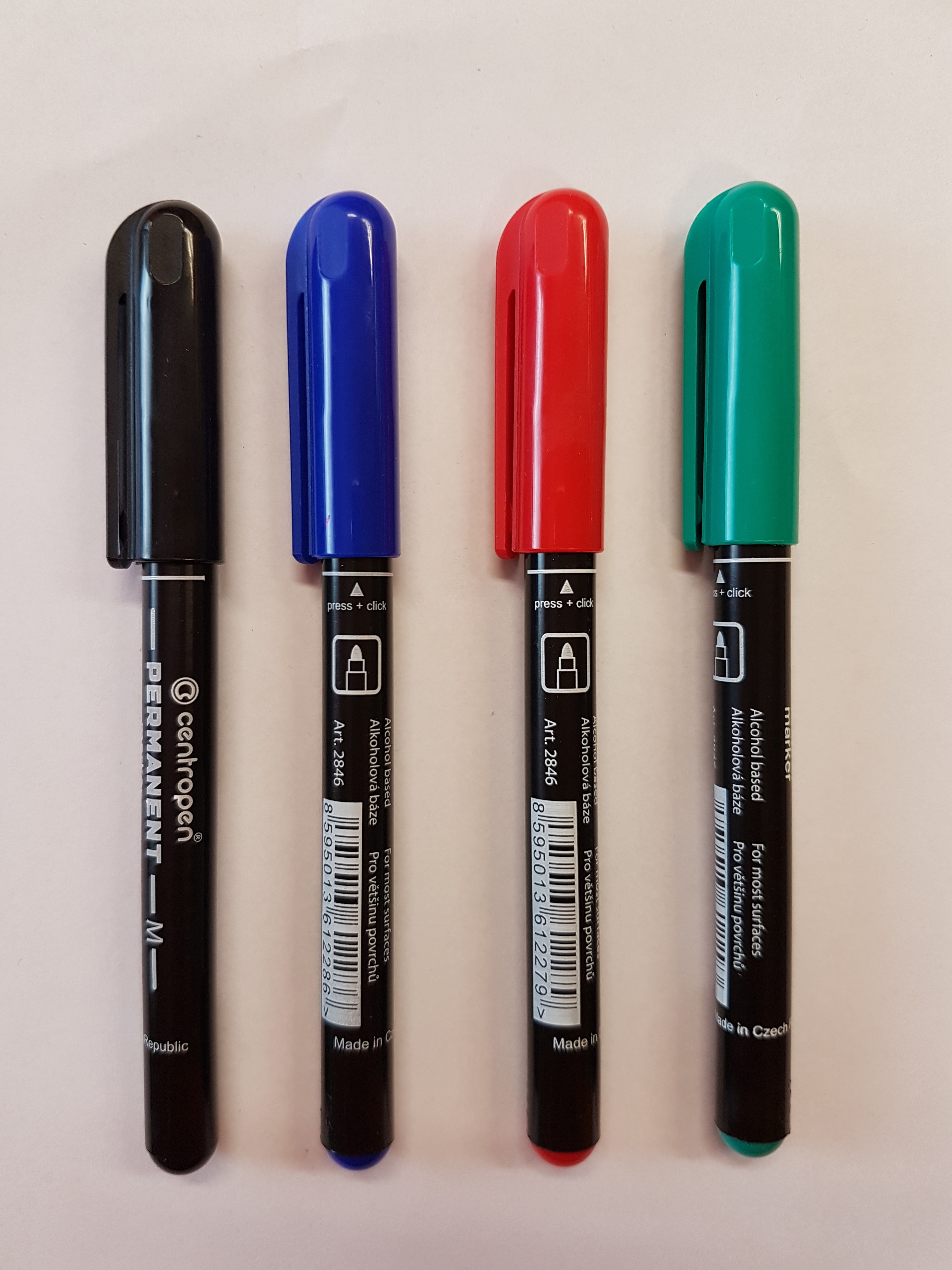 Popisovač CENTROPEN 2880 TATTOO - tetovacia súprava/sada 4 ks