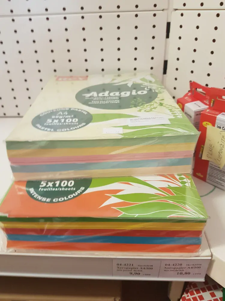 Kopírovací papier, farebný, A4, 80 g, REY "Adagio", pastelová ružová