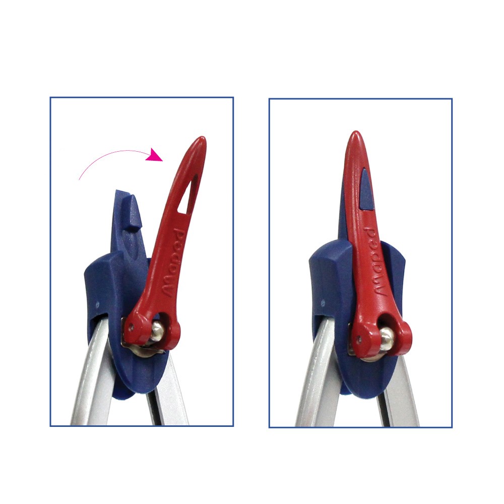 Kružidlo s fixáciou ramien Maped "Stop system"