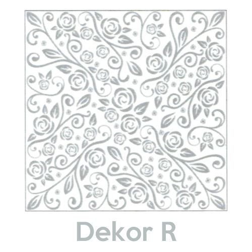 Wimex Obrúsky Premium 40x40 cm dekor R biele 50 ks