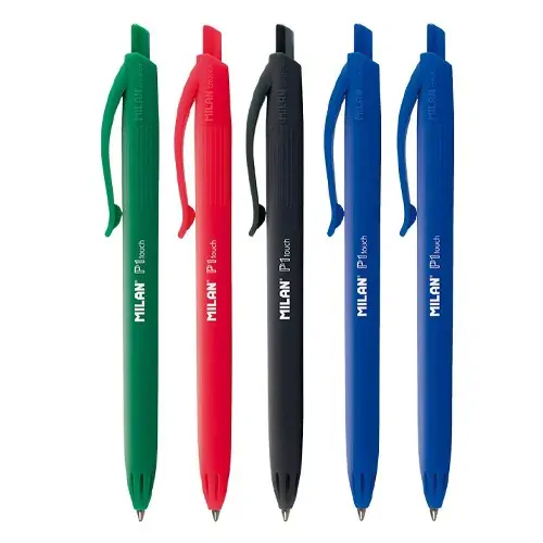 Pero guľôčkové MILAN P1 Touch 1,0 mm - sada 5 ks