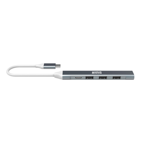 USB (3.0) hub 5-port, UH008, kovový, Marvo