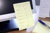 Blok samolepiaci Notes 100x150 žltý linajky INFO/100listový