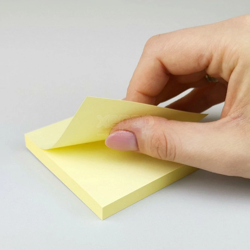 Blok samolepiaci 76x76mm D.rect žltý/100 ks