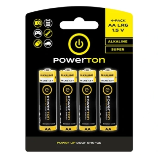 Powerton ENERGY ALKAMAX Jednorázové alkalická batéria AA, 4-pack
