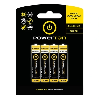Powerton ENERGY ALKAMAX Jednorázové alkalická batéria AAA, 4-pack
