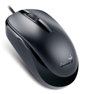 Myš drôtová, Genius DX-120, čierna, optická, 1200DPI