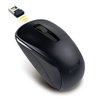 Myš Genius NX-7005, 1200DPI, 2.4 [GHz], optická, 3tl., bezdrôtová USB, čierna, AA