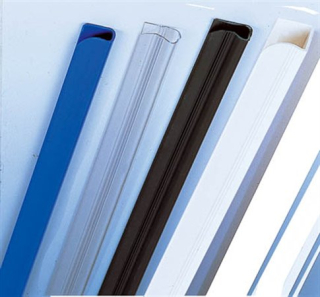 Násuvná lišta DURABLE na 30 listov čierna