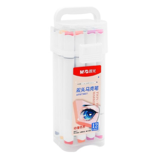 Fixy M&G Twin Tip Marker - sada 12 ks