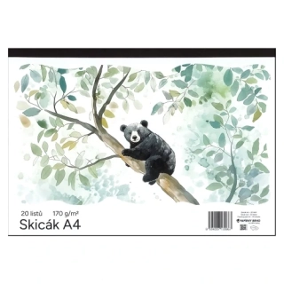 Skicár A4 20 hárkov 170 g