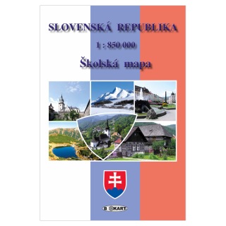 Školská mapa SR zložená 1:850 000