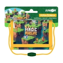 Detská textilná peňaženka JUNIOR S9 - Magic Pixelife