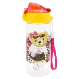 Fľaša na pitie TRITAN 500 ml JUNIOR S9 - Boom Bear - medveď