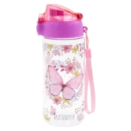 Fľaša na pitie TRITAN 500 ml JUNIOR S9 - Butterfly - motýľ
