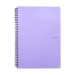 Špirálový blok PP PASTELINI A4/70 listov, fialový