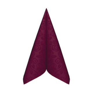 Obrúsky Premium 40 x 40 cm dekor R" bordové 50 ks