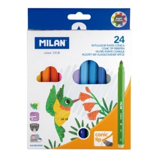 Milan Fixy 0,5mm MAXI guľaté, sada 24 ks
