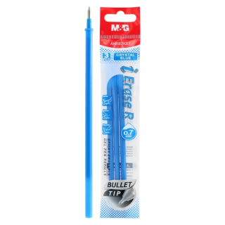 Náplň gumovacia M&G iErase Frixion II 0,7 mm / 3 ks - modrá