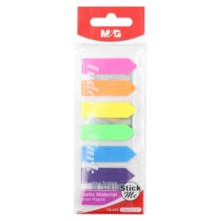 Blok lepiaci NEON PVC44x12 mm PVC (7 farieb x 25 záložiek)