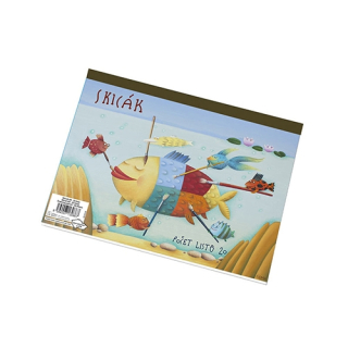 Skicár A3 10 hárkov 180 g