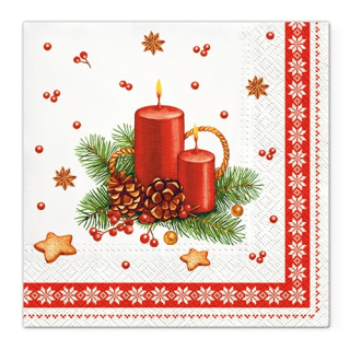 Obrúsky TaT 33x33cm Candle with Frame