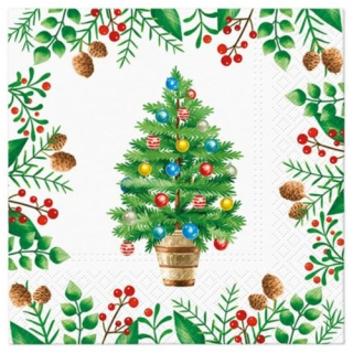 Obrúsky TaT 33x33cm Decorated Tree