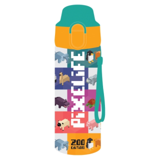 Fľaša na pitie JUNIOR S8 TRITAN 500 ml - Pixelife Zoo Edition