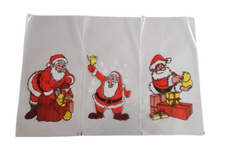 Vrecko Mikulášske PP 20x37 cm - Mikuláš s darčekmi mix vzorov