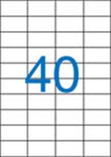 Etikety samolepiace 52,5x29,7mm 100list.