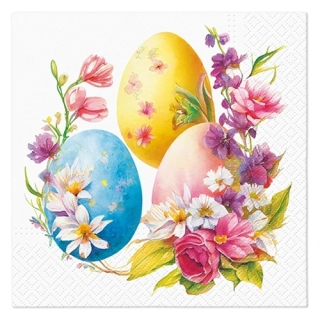 Obrúsky PAW L 33x33cm Egg Bouquet