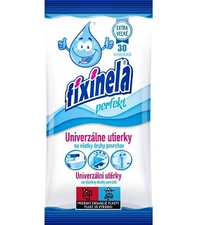 Utierky vlhčené Fixinela Perfekt univerzálne 30 ks