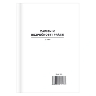 Zápisník bezpečnosti práce A5 ( Igaz 98)