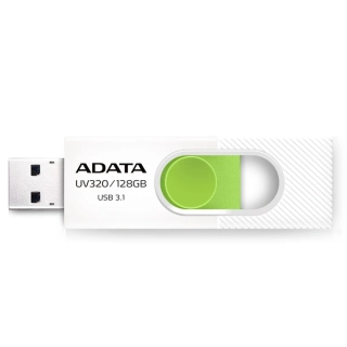 USB Kľúč ADATA UV320/128GB/USB 3.2/USB-A/Biela
